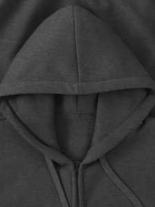 Style Hommes Zipper up Hoodies Bonne Qualité Hommes Zipper up Hoodies for Online Sale Turtleneck Zipper-up short woman basics hoodies - Product Image 4