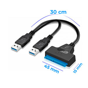 Câble adaptateur de disque dur SATA 2.5 vers USB 3.0, neuf - Product Image 3