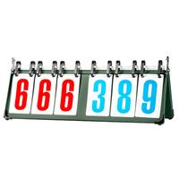 Tableau de score numérique en métal en gros pour les jeux sportifs Volleyball Football Tennis de table Basketball Tableau de score manuel