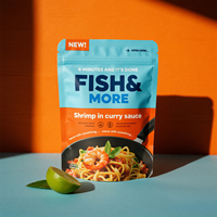 Sachets Retort Personnalisés Prêts à Cuisiner pour Emballage Alimentaire, Idéaux pour Sauces de Fruits de Mer, Crevettes et Kits Repas – Vente en Gros