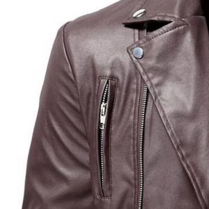 Custom Make Men's Fashion Motorcycle Bomber <b>Jacket</b> New <b>Genuine</b> <b>Leather</b> <b>Jacket</b> For Men Waterproof Streetwear - Product Image 4