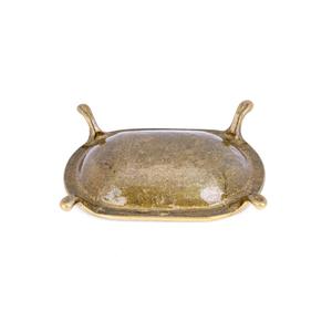 Brass Soap Dish Holder with Classy Clawfoot Portable Metal <b>Shower</b> <b>Bar</b> Soap Holder for Hotel Use - Product Image 2