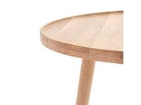 Table basse ronde en bois d'acacia massif personnalisée moderne avec hauteur réglable pour la maison, l'hôtel, le restaurant, les salons
