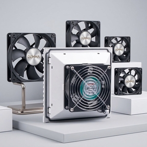 Rejilla Protectora Metálica DM 40M IP40, de Alambre de Hierro Niquelado, para Ventilador Axial Serie 80 - Product Image 4
