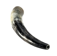 Meilleure qualité 100% cornes de buffle naturelles sur mesure Style animal cornes à boire et à souffler pour la revente
