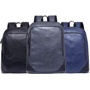 Sac à dos en cuir PU livre sacs sac packs hommes peau de vache sac à dos sacs de voyage bagages & étuis loisirs - Product Image 6