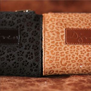 Mystic Hide Fashion Leather <b>Pouch</b> with Engraved & Printed Exotic Textures Designer Leather <b>Pouch</b> Handmade Indonesia - Product Image 3