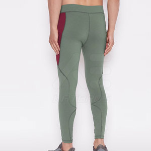 Legging de yoga pour homme à faible MOQ, longueur intégrale, en Spandex/Polyester, séchage rapide, respirant, confortable, dernière tendance, vente chaude, en gros - Product Image 3