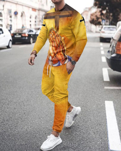 Sublimation Vente en gros Survêtement d'Hiver pour Hommes Sweat à Capuche Thermique Jogging Costume d'Entraînement à Longue Fermeture Éclair Survêtement Personnalisé pour Hommes - Product Image 3