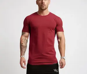 Promoción de fábrica de camisetas de poliéster 100% para hombres, camiseta teñida de corte holgado con soporte de logotipo personalizado ligero de secado rápido para hombres - Product Image 5
