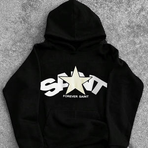 เสื้อสวมหัวมีฮู้ดพิมพ์ลายสำหรับผู้ชายแบบมีซิประบายอากาศได้ดีใส่สบายปรับแต่งอุณหภูมิได้100% ฤดูหนาว - Product Image 1