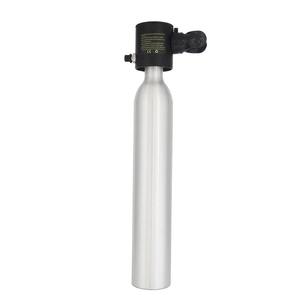 Mini-bouteille de plongée 0,5L 0,67 kg en aluminium, cylindre de plongée portable, bouteille d'air DIN G5 8 valve - Product Image 6