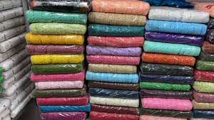 Recorte de encaje químico Jalebi Ajuste de encaje de arroz pequeño Estilo vintage Patrón a cuadros Poliéster - Product Image 5