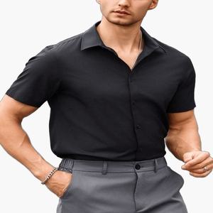 2026 new fashion Solid <b>Dress</b> Shirt Wrinkle-Free 100% cotton <b>Dress</b> Shirt <b>Men's</b> Long Sleeve <b>Dress</b> Shirts for <b>Men</b> - Product Image 2