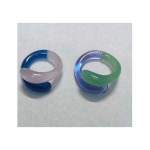 Anillos de Resina Epoxi Más Vendidos para Fiestas de Chicas y Bodas, Anillo de Resina de Diseño Geométrico de Alta Calidad y Nuevo Diseño - Product Image 6