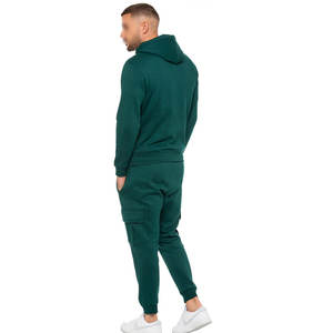 Conjunto de dos piezas para hombre al por mayor, sudadera con capucha para deportes de invierno, venta al por mayor, ropa deportiva lisa, pantalones de chándal para correr, Sudadera con capucha, patrón sólido - Product Image 3