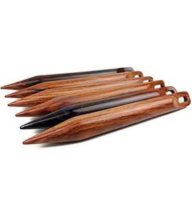 Agujas de Tejer de Madera Natural |   Calidad de Acabado Superior Hecha a Mano |   Venta al por Mayor a Granel de Fábrica - Product Image 1
