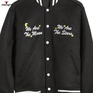 Top des tendances de haute qualité à manches longues vêtements d'hiver veste de baseball universitaire intelligente et élégante pour hommes - Product Image 4