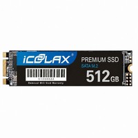 SSD M.2 SATA 512 Go NGFF 2280 Interne SATA III 6 Gbit/s pour Ordinateur Portable et de Bureau (Amélioration)