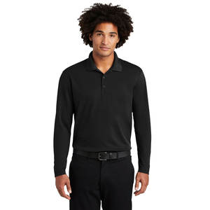 Camiseta Polo de manga larga para hombre, camiseta de golf de trabajo en equipo informal para deportes al aire libre - Product Image 1