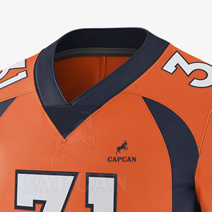 Maillots de football américain grande taille du fabricant pakistanais pour adultes vêtements de sport en polyester respirant chemises d'équipe imprimées - Product Image 3