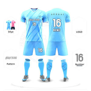 Nouveauté, dernier design, uniforme de football haute performance avec logo personnalisé, 100% polyester, service OEM - Product Image 4