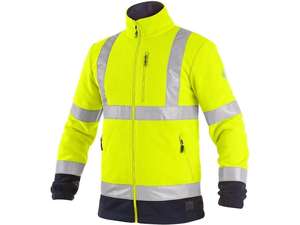 Chaqueta de Invierno de Alta Visibilidad para Hombre con Bolsillo con Cremallera en el Pecho Izquierdo y Cintas Reflectantes 3M con Proceso de Unión - Product Image 6