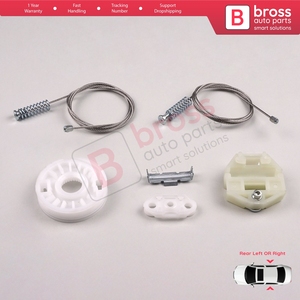 BWR79 <b>Window</b> Regulator Repair Kit Rear Left or Right Door for Astra G MK4 T98 1998-2004 4/5 Door 90521877 90521878 - Product Image 3