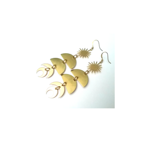 Wholesale Brass <b>Earrings</b> Gold Plated Geometric Minimalist Hoop <b>Earrings</b> for Women Round Gift Use for Simple Unique Piece - Product Image 4