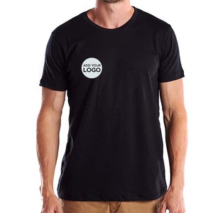 Camisetas Personalizadas al por Mayor, 140 g/m², 100% Algodón, Costuras Laterales, Etiqueta Desprendible, Prendas Lisas, DDP - Product Image 1