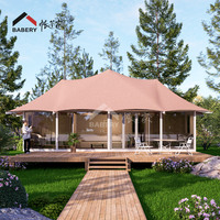 Restaurant modulaire en conteneur commercial |   Structure de restauration extérieure préfabriquée en acier pour les centres de villégiature, les cafés et l'usage commercial