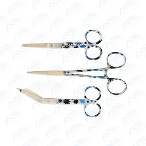 Premium Acier Inoxydable Titane Couleur Lister Bandage Couleur Imprimé Infirmière Ciseaux Multi Couleur Ciseaux Medic Instrument - Product Image 5