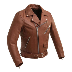 เสื้อแจ็กเก็ตหนังแท้สำหรับขี่มอเตอร์ไซค์ฤดูหนาวกันลมกันน้ำสำหรับนักขี่มอเตอร์ไซค์ - Product Image 1