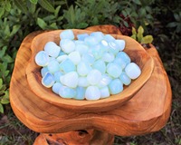 Piedras de Ópalo Pulidas al por Mayor, 15-30 mm, Cristales Naturales Bellamente Pulidos, Europa, Khambhat, India, Amuleto Feng Shui, Decoración para el Hogar