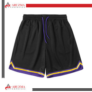 Short de basketball décontracté en maille respirante pour adultes avec logo personnalisé pour hommes - Product Image 5