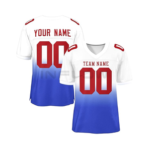 Maillot de football américain universitaire de haute qualité, fabricant personnalisé, grande taille, respirant, broderie occidentale, maille pour sports de plein air - Product Image 1