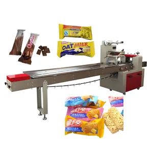 Automatische Empacadora Chocoladereep Candy Horizontale Flowpack Flow Wrapper Verpakkingsmachine