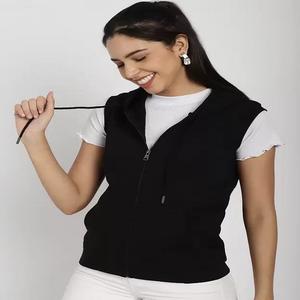 เสื้อฮู้ดแขนกุดของผู้หญิงสไตล์ลำลองเหมาะสำหรับทุกโอกาส - Product Image 2