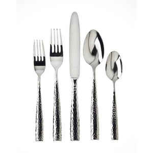 ชุดช้อนส้อมทำด้วยมือดีไซน์ใหม่ชุดเครื่องเงินสแตนเลสคุณภาพสูงสำหรับตกแต่งงานครบรอบงานปาร์ตี้ - Product Image 5