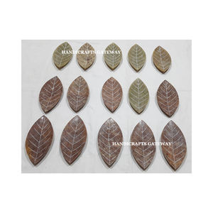 Quemadores de Incienso de Piedra de Savia Natural Hechos a Mano de la Mejor Calidad, Diseño de Tallado de Flores de Forma Redonda, para la Reventa - Product Image 2