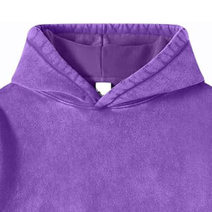 Directo de fábrica de alta calidad ligero 100% algodón pulóver con capucha para hombres logotipo personalizado impresión sólida Invierno Polar diseño Popular - Product Image 6