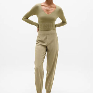 Body Elástico para Mujer, Estilo Moderno, Ajustado, de Algodón y Spandex, Suave, Transpirable, de Secado Rápido, para Invierno - Product Image 3