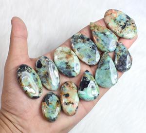 Lote de Cabujones de Gemsílice Natural, Lote de Piedras Preciosas de Gema a Granel, Venta Al por Mayor de Piedras Preciosas para Hacer Collares, Joyería Colgante - Product Image 4