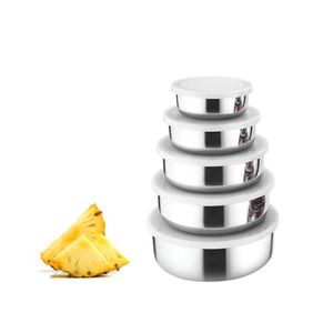 กล่องเก็บของสแตนเลสพร้อมฝาปิดสุญญากาศสำหรับห้องครัวสำนักงาน - Product Image 1