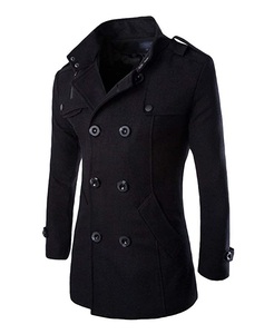 เสื้อคลุมกันหนาวขนแกะสำหรับผู้ชายเสื้อโค้ทตัวยาวเสื้อโค้ทขนแกะสไตล์คลาสสิกสำหรับฤดูหนาวและ2023ล่าสุด - Product Image 3