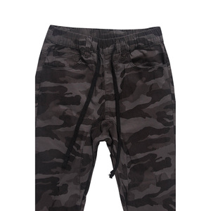 Pantalones de Jogger de lona con diseño de sublimación personalizado para hombre, pantalones deportivos para correr, impermeables, transpirables, cintura elástica, Parte delantera plana, cintura media - Product Image 6