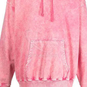 <b>Ladies</b> Acid Wash <b>Hoodie</b> Lightweight Comfortable Loose Fit Casual Pullover Acid Wash Hoodies - Product Image 4