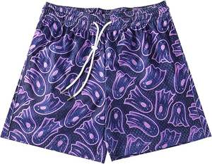 Shorts de basket-ball pour hommes avec logo personnalisé, style streetwear, grande taille, imprimé animal, respirant, séchage rapide, en maille polyester - Product Image 4