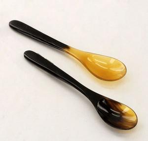 Cuillère en corne de bœuf de qualité supérieure pour la table à manger, cuillère de service en corne de bœuf, bien polie, meilleure qualité de cuillère en corne - Product Image 4