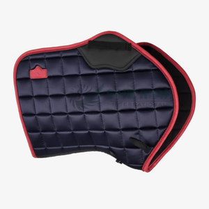 Tapis de selle en gros coton matelassé durable sur mesure cheval anglais extérieur doux doublure confortable tapis de selle léger - Product Image 3